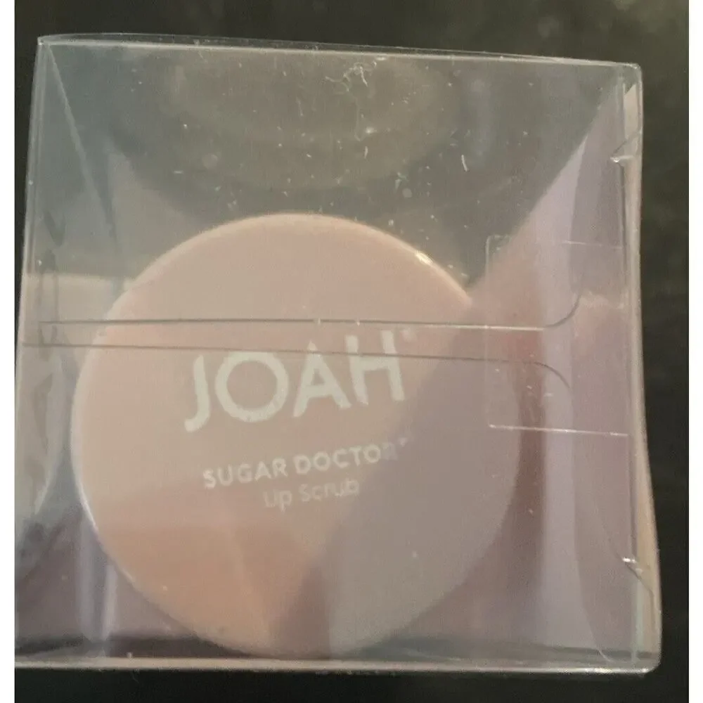 Joah (1) Sugar Doctor lip scrub Enriched with Shea Butter 0.35 oz Peach Scent